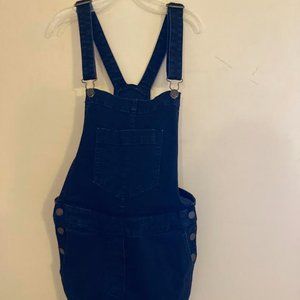 J. Crew Cuts Black Denim Overalls girls 16/